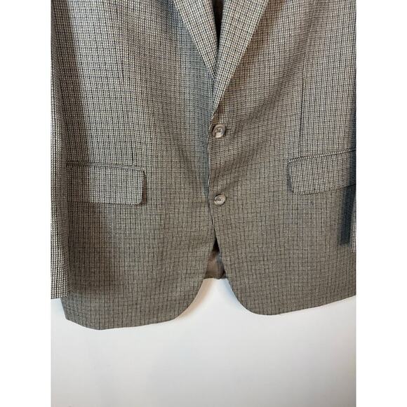 Robert Stock Men's Suitcoat Size 46R Silk Wool Blend - Picture 4 of 9